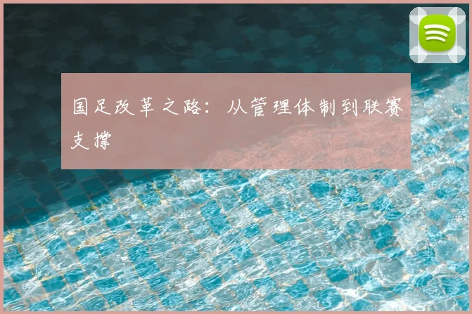 国足改革之路:从管理体制到联赛支撑